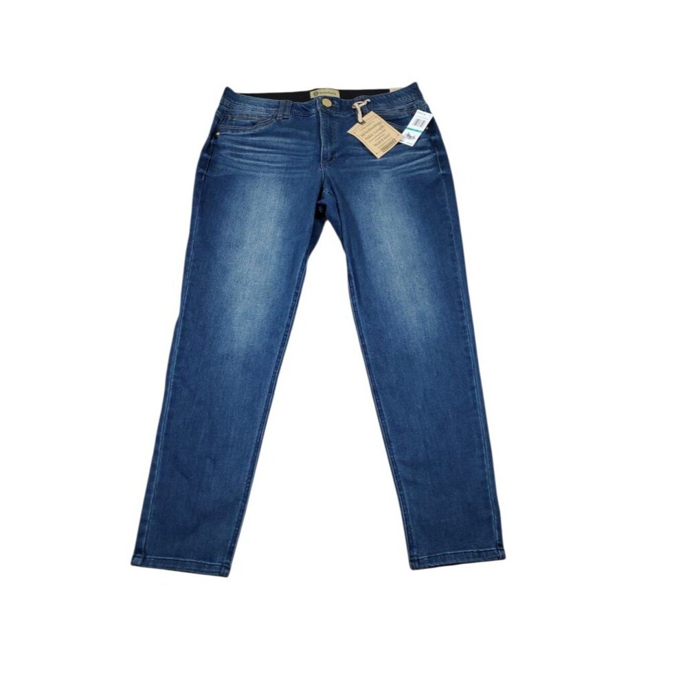 Democracy Ab Technology Ankle Length Skinny Jeans Women’s Size 16 Dark Wash Blue